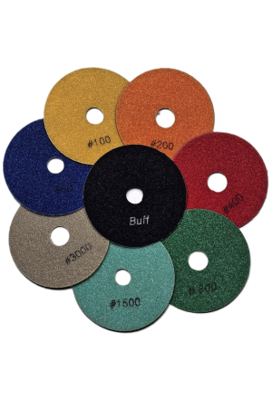 Polierpads  Ø100mm - 3000#