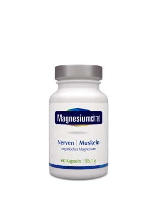 Citrate de magnésium (60 gélules)
