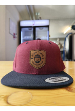 Tächlichäppli (Snapback Cap) bordeauxr..