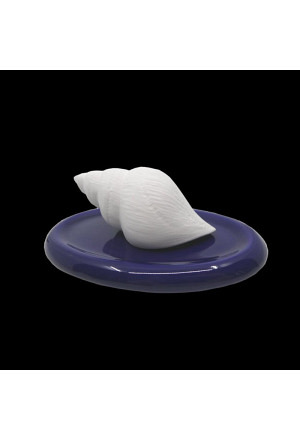 Duftstein Schnecke auf Unterteller oval