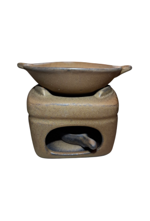 Duftlampe Ofen braun (3-teilig)