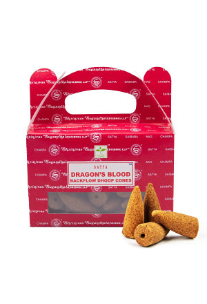 Rückfluss Räucherkegel Satya Dragon´s Blood