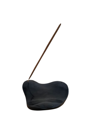 Räucherstäbchenhalter "Triade" Marmor schwarz