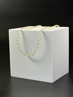 Golden Crystal Glow - Halskette 