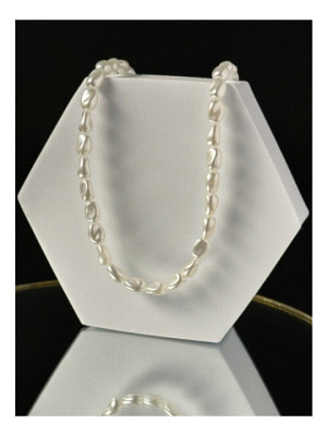 Moonlit Grace – Längsperlen Halskette