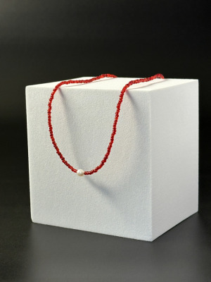 Red Sparkle - Halskette