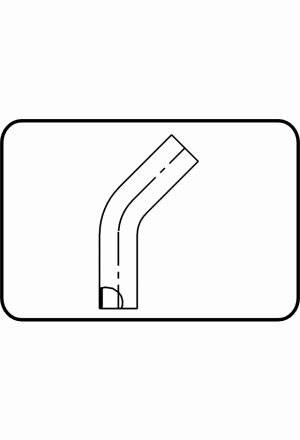Rohrbogen 45°