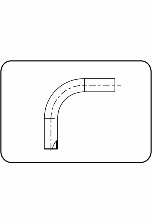 Rohrbogen 90°