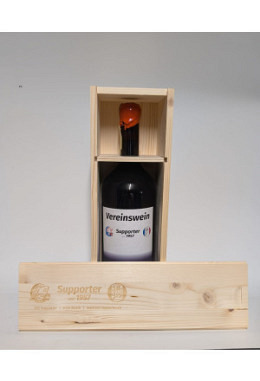 Barbera d'Asti Superiore DOC 2017 - Supporterwein - mit Holzkiste