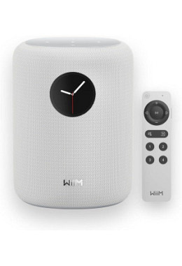 WiiM Sound – Enceinte connectée / Multiroom stéréo 100 W avec écran - Blanc