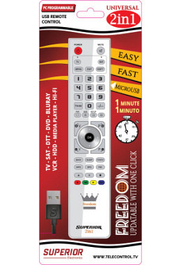 SUPERIOR Télécommande IR programmable 2:1