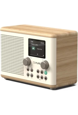 Pure radio de cuisine Classic Digitalradio H4 DAB+ blanc-chêne