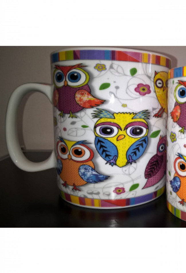 Jumbo-Becher "Eule"
