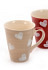 Becher "Corazon" beige