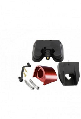 Automatik-Kippschloss mit Gusskappe in diversen Ausführungen ab Werk montiert