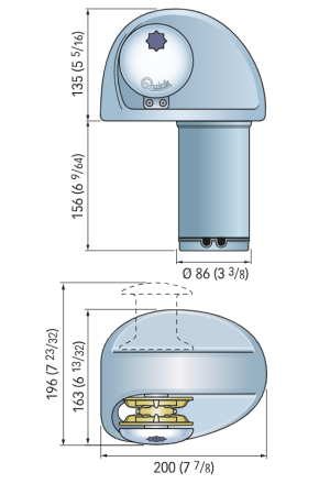 E1  312   WINDLASS  300W 12V 06mm