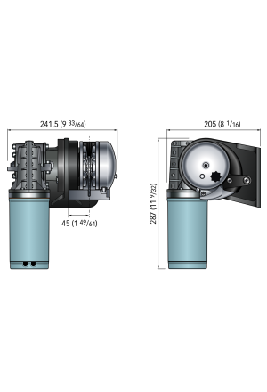 BL2 P 612F Y WINDLASS 600W 12V 6mm FF