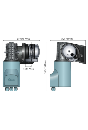BL2 P 1212F X WINDLASS 1200W 12V 8mm FF