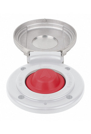 900/XUW FOOT-SWITCH UP INOX/WHITE