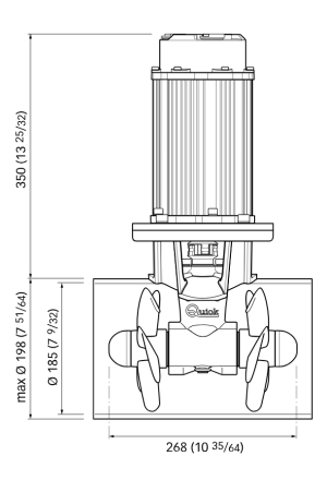 BT QSY 185-85KGF 4,0KW D185MM 12V - PRP