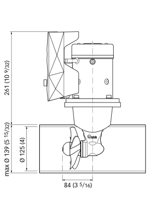 KIT BTQ1253012  30KGF 12V D125 1,5KW K1