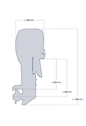 Mitek Außenborder 45 kW (60PS)