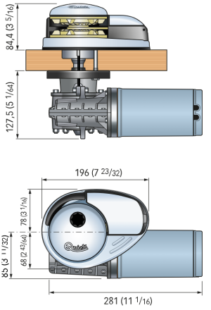 DP2 P 512 WINDLASS 500W 12V 06mm
