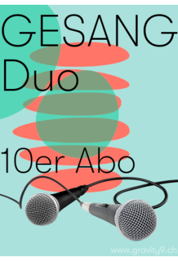 Duo-Gesangsunterricht 10er Abo