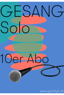 Gesangsunterricht 10er Abo