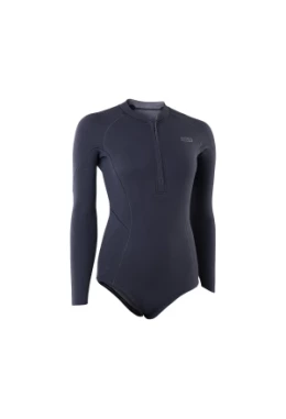 ION - Wetsuit Amaze Amp Hot Shorty 2.0 LS Front Zip women - black