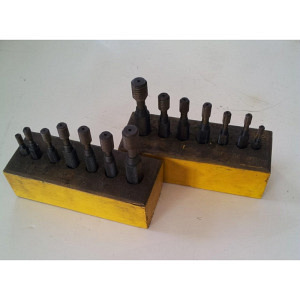 Lot jauges pour filetages