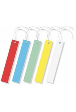 Kunststoff Warenanhänger unbedruckt 20x120mm