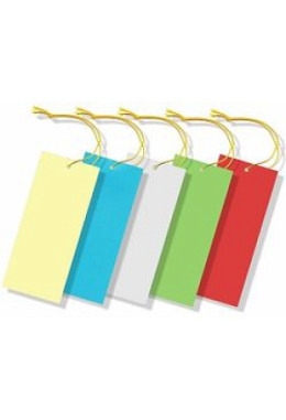 Karton-Warenanhänger unbedruckt 60x140mm