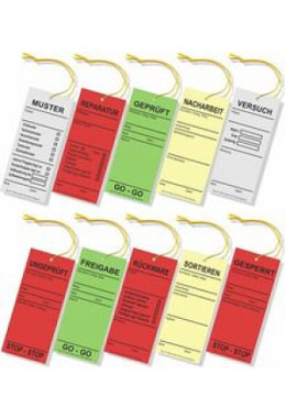 Karton-Warenanhänger div. Motive 60x140mm