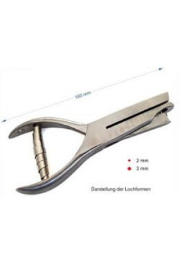 Lochzange - Kerbzange für Prüfplaketten