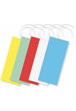 Kunststoff Warenanhänger unbedruckt 50x120mm