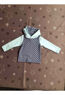 Hoodie Quatschkopf Chröndli blau Grösse 86