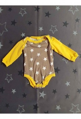 Body Sterne beige/gelb Grösse 62