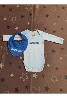 Set Body und Spuktuch Luusbueb blau