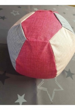 Luftballonhülle pink/perlrosa/grau