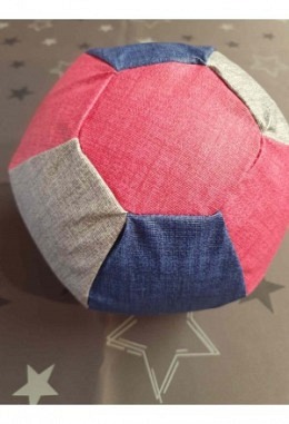 Luftballonhülle pink/jeansblau/grau