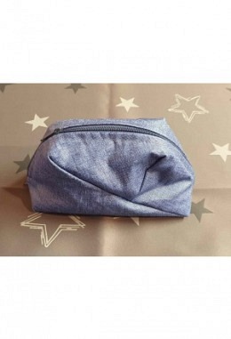 Necessaire GeoBag klein nachtblau