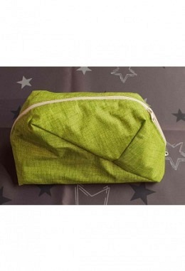 Necessaire GeoBag gross apfelgrün