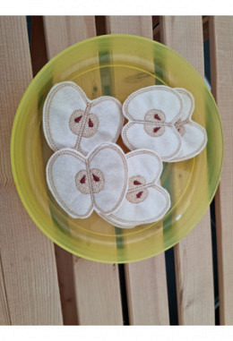 Filz-Lebensmittel Apfelscheibe