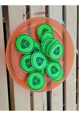Filz-Lebensmittel Gurkenscheibe