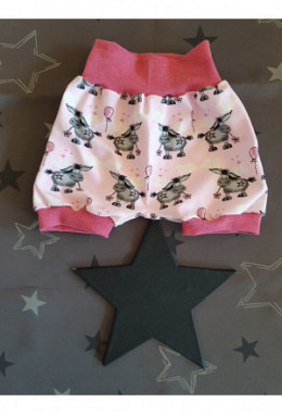 Shorts handmade Grösse 80-92 Eseli rosa