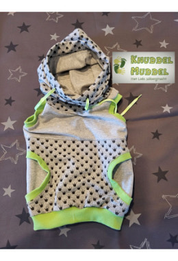 Freya Pullunder handmade Grösse 104 Chrönli grau/grün