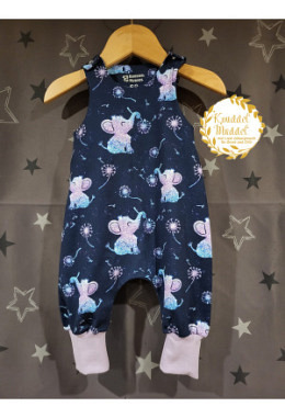 Strampler Lybstes handmade Glitzerelefant Grösse 68