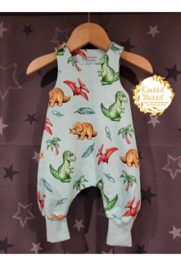 Strampler Lybstes handmade Dino mint Grösse 62