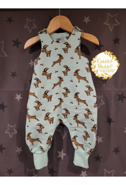 Strampler Lybstes handmade Steinbock mint Grösse 74